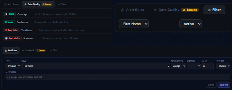 Toolbar controls